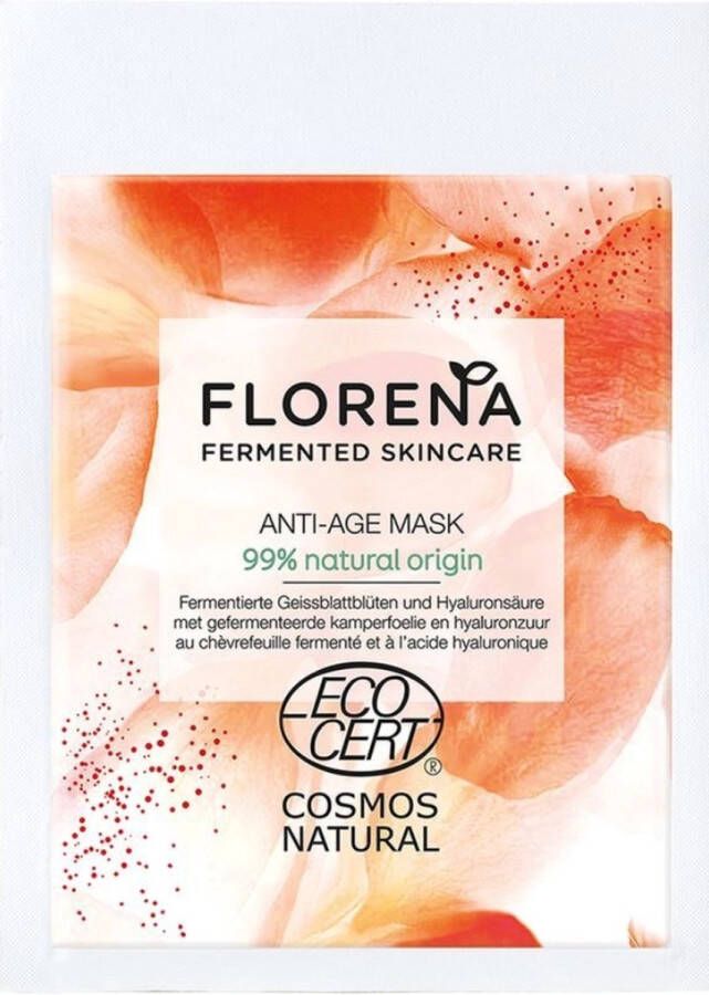 Florena Skincare 99% Natuurlijke Gefermenteerde Anti-Age Gezichtsmasker 8 ml