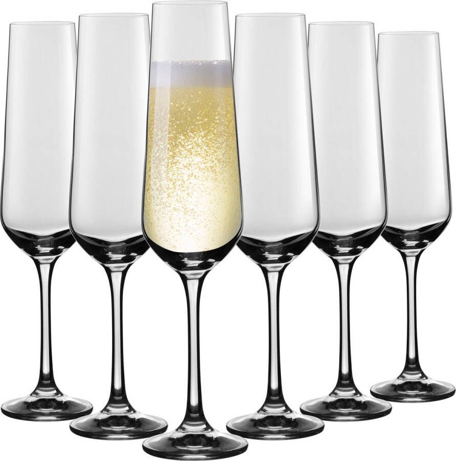 Floria Florina Australia set van 6 exclusieve champagne glazen 260 ml Zeer luxe en elegante uitstraling Bevat geen schadelijke stoffen