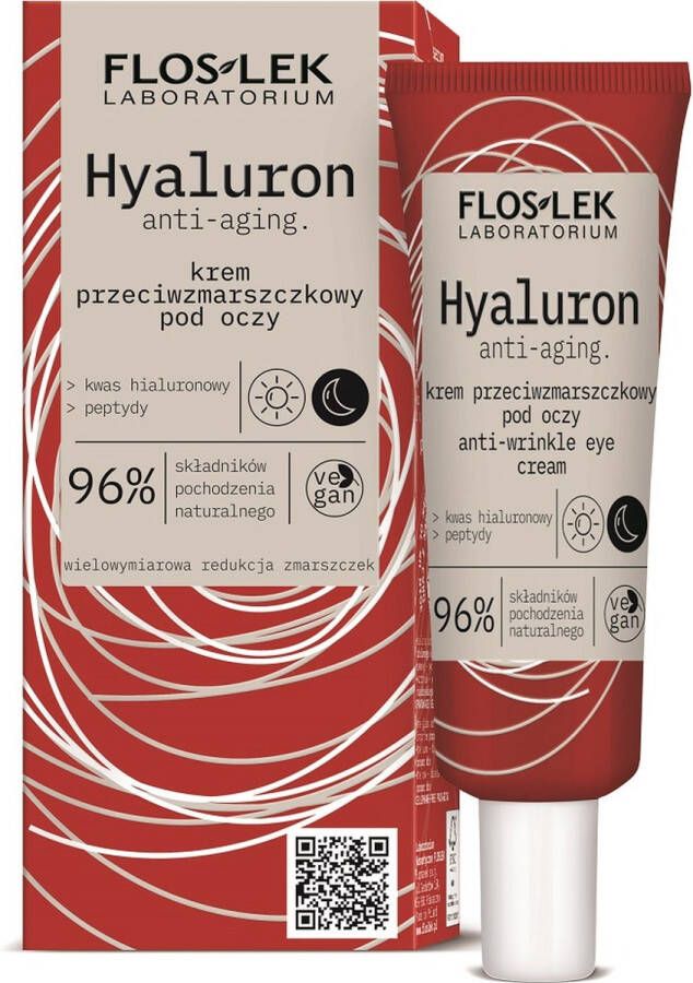 Floslek Hyaluron anti-rimpel oogcrème 30ml