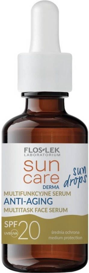 Floslek Sun Care Derma multifunctioneel gezichtsserum SPF20 30ml