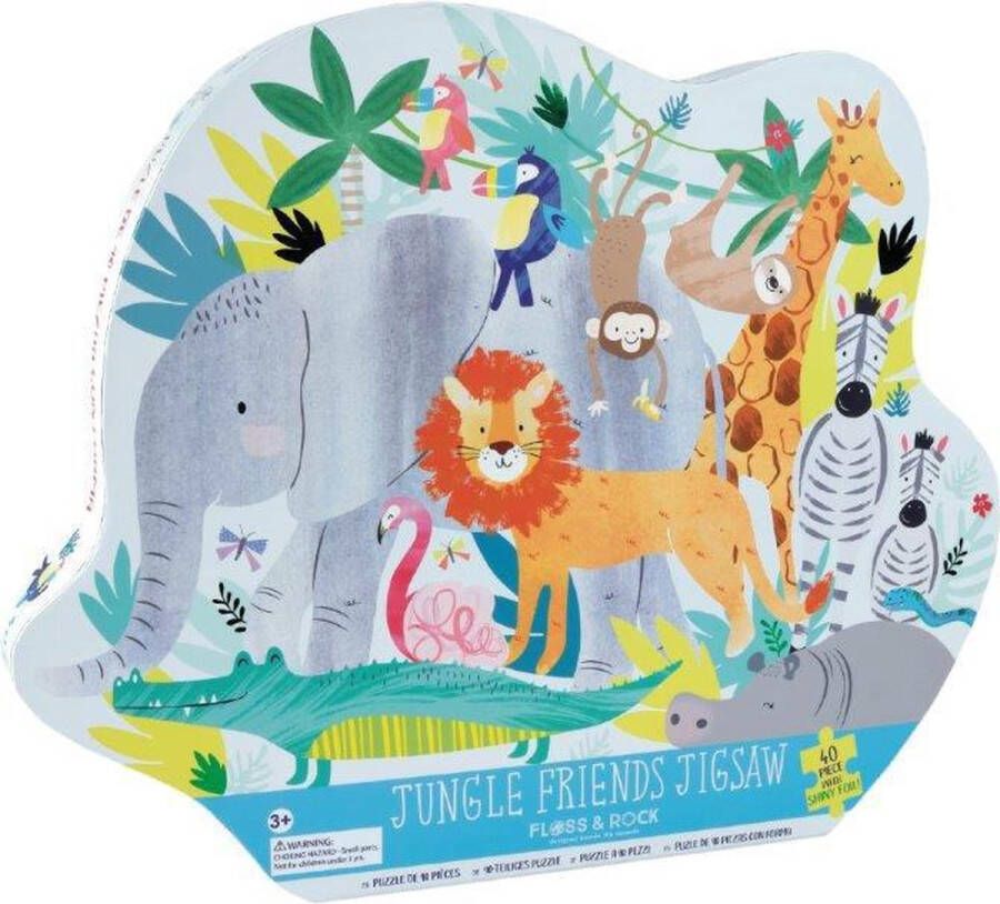 Floss & Rock Jungle Puzzel 40 st. 60 x 41 cm