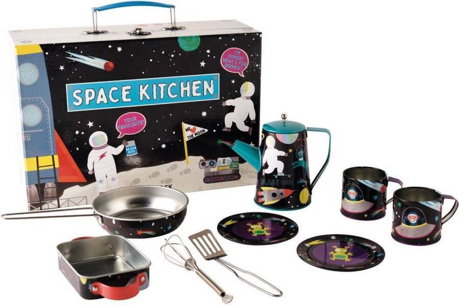 SimbaShop Floss & Rock Keukenset Space 10 delig Multi