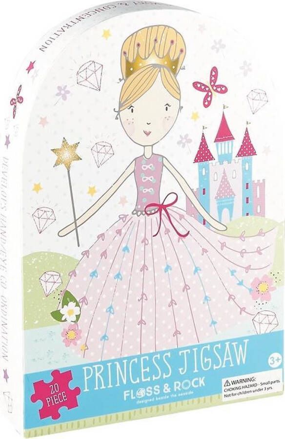 Floss & Rock Princess Puzzel 20 st. 38 x 33 cm