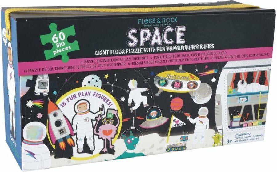 SimbaShop Floss & Rock Vloerpuzzel 60 st. Space 131 x 39 cm