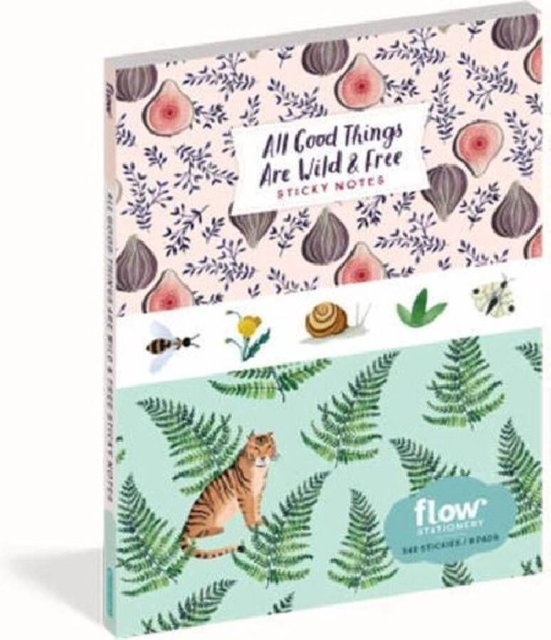 Flow Stationery Flow Magazine Sticky Notes All Good Things Are Wild & Free