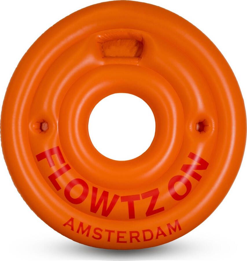 Flowtz On Zwemband Opblaasbaar Oranje 180 cm Groot Zomer Strand Zwembad