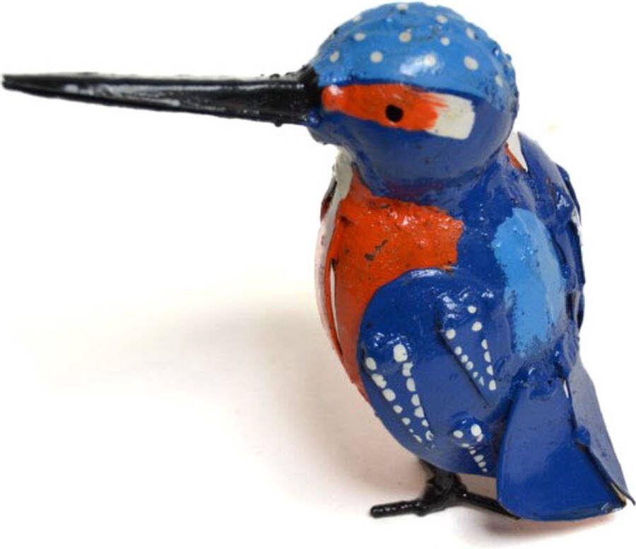 Floz Design Floz ijsvogel tuinbeeld metalen ijsvogel gerecycled en fairtrade