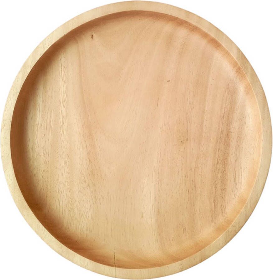 Floz Design houten bord houten ontbijtbord 25 cm fairtrade