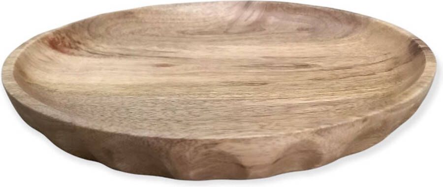 Floz Design houten dinerbord set van 2 houten borden kwaliteit 28 cm