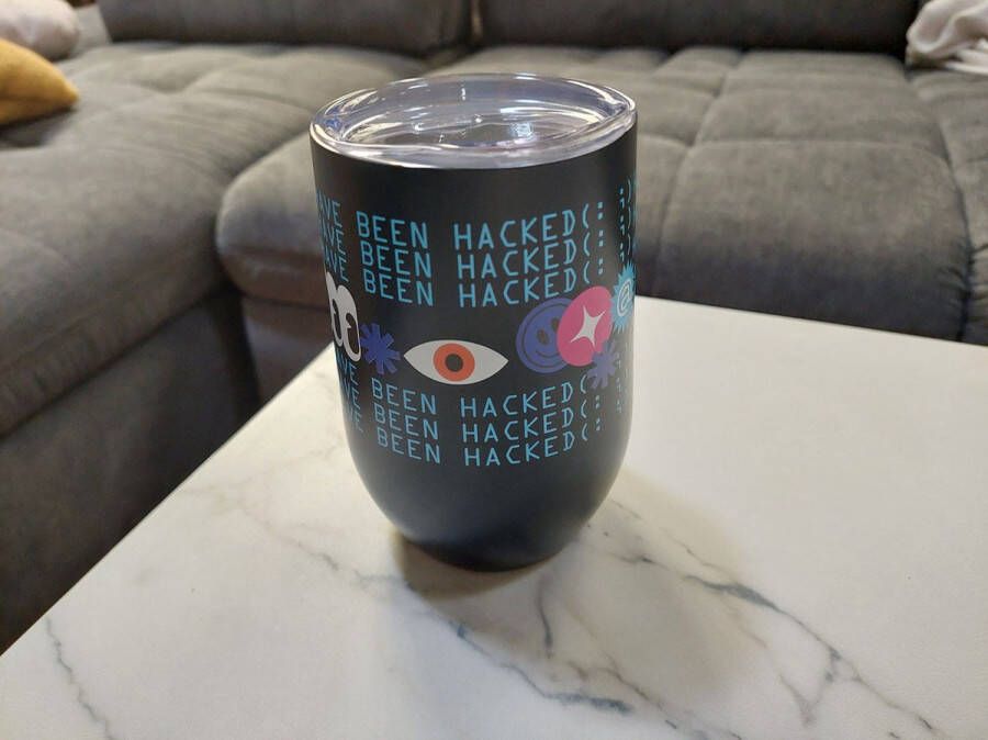Floz Design thermo koffiebeker voor kantoor met drinktuit RVS veilige materialen 420 ml