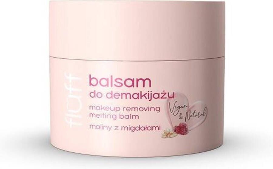 Fluff Makeup Remover Balm – Raspberry & Almonds 50ml.