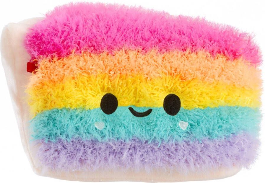 Fluffie Stuffiez kleine knuffel 11 3 cm Taart pizza Plukknuffel