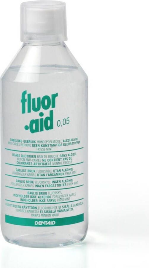 Fluor Aid FluorAid Mondwater 3 x 500 ml Voordeelverpakking