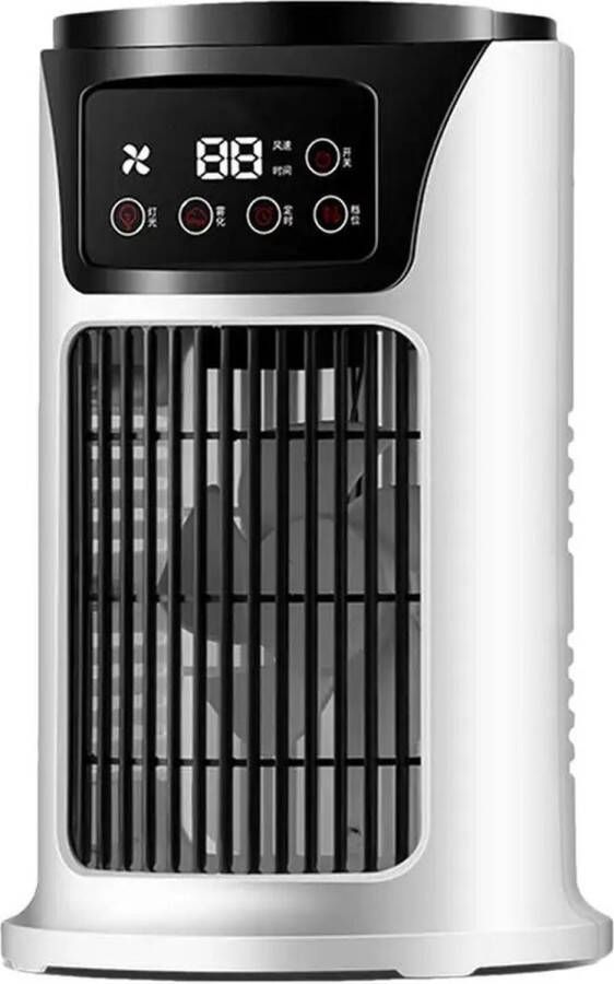 Fluux draagbare mini airconditioner luchtkoeler elektrische ventilator stille luchtkoeling usb opladen 18W LxH 14.5x24cm
