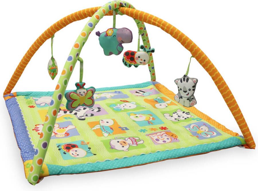 Fly Lab Luxe Babygym Speelgym Speelmat Ash Green