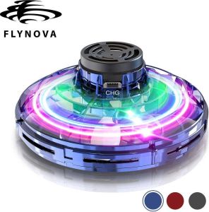 FlyNova Origineel Vliegende Spinner Blauw met LED Original Flying Fidget Spinner