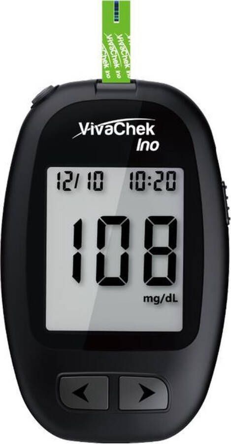 Flynther VivaChek Ino glucosemeter startpakket (inclusief 100 lancetten 50 teststrips en een prikpen)