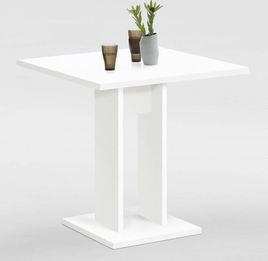 FMD Eettafel Bandol 1 Keukentafel vierkant met stabiele voet hoogte: 78 cm