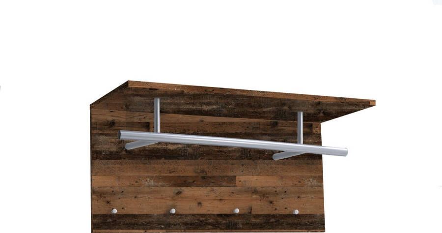 FMD Wandkapstok 72x29 3x34 5 cm oude stijl bruin