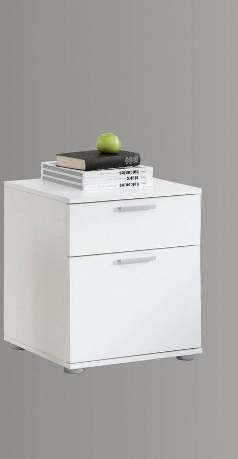 FMD Nachtkastje Wit 45cm