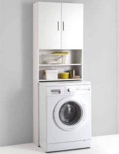FMD Olbia wandkast voor wasmachine wit