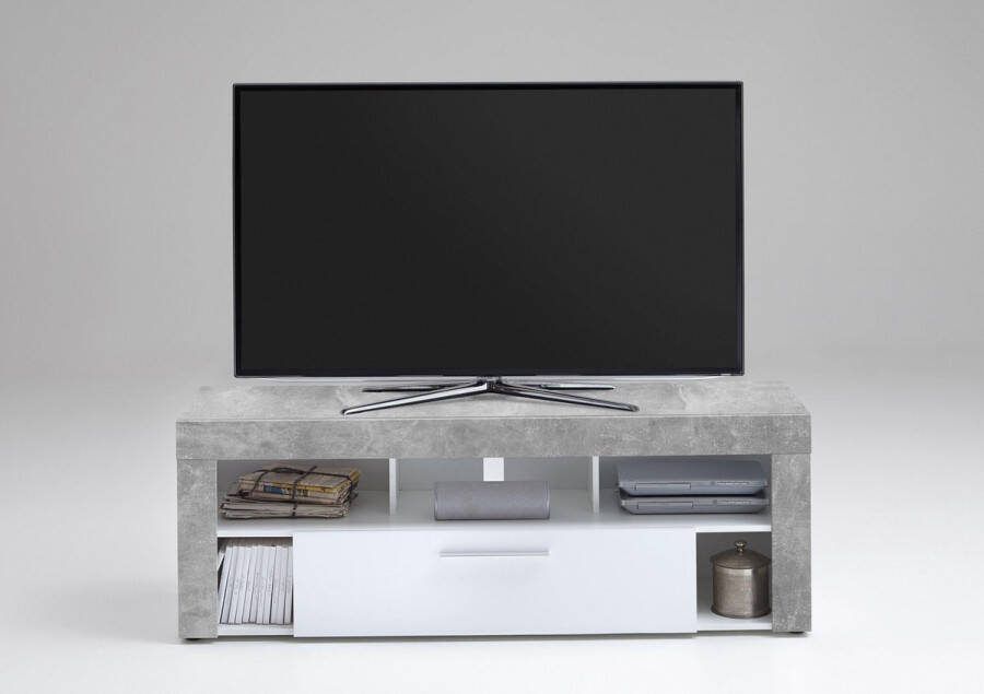 FMD TV Meubel Tv-meubel Vidi 150cm Grijs; Betonlook