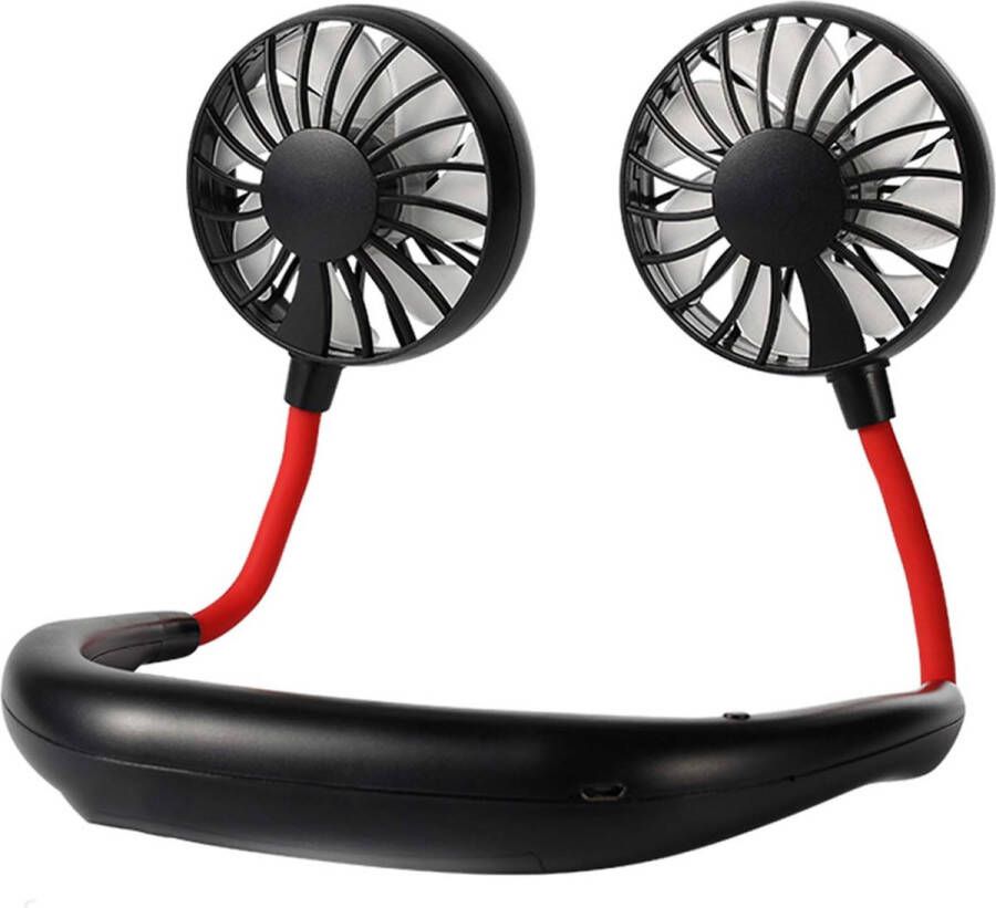 FMF gadgets Nek ventilator Draagbare Ventilator USB Fan USB Ventilator Nekventilator 3 Standen