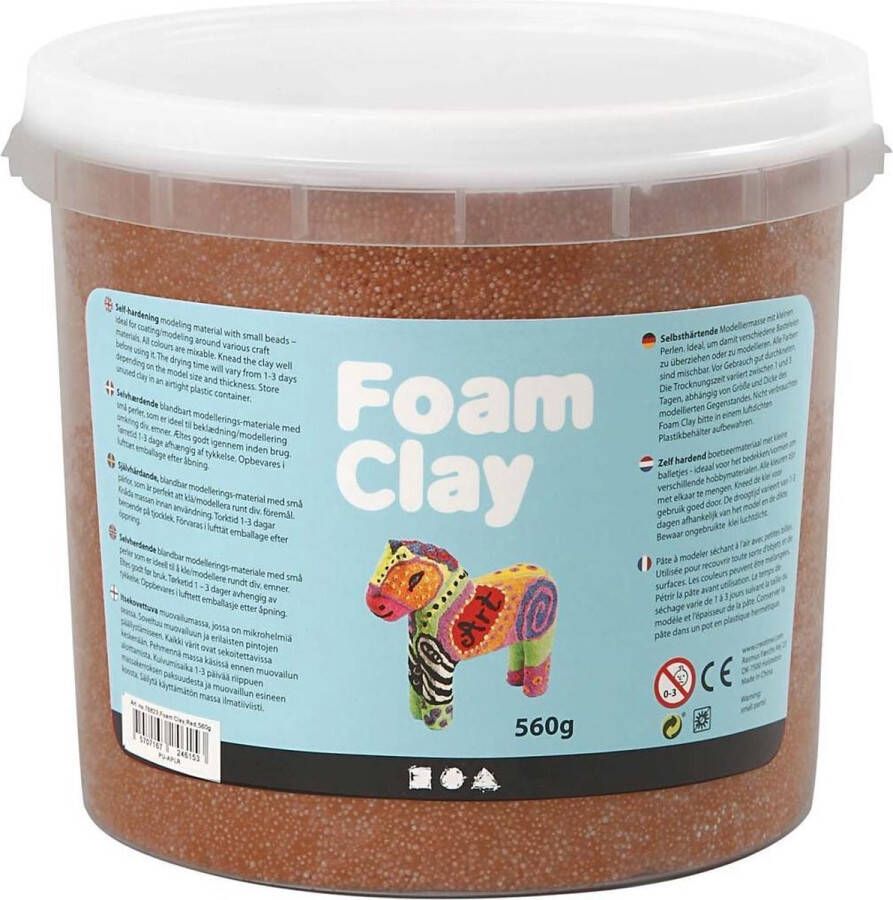 Foam Clay bruin 560 gram