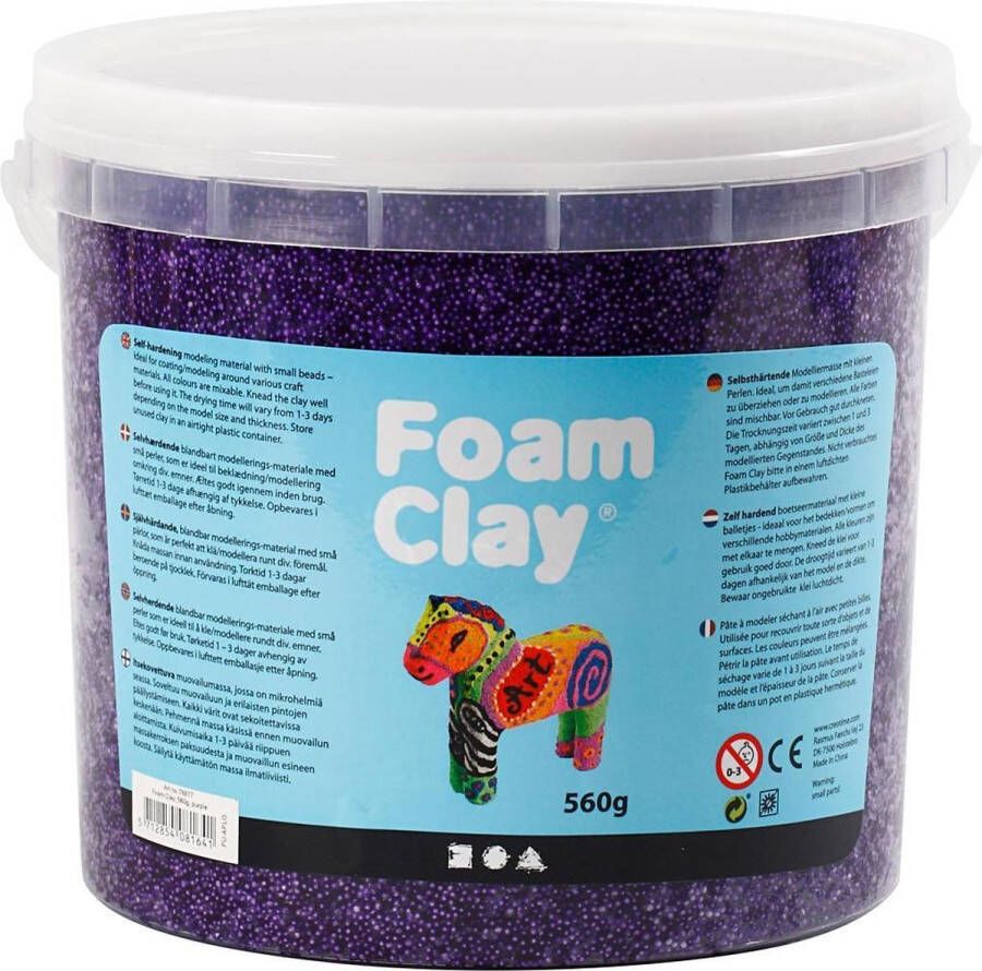 Foam Clay donkerpaars 560 gram