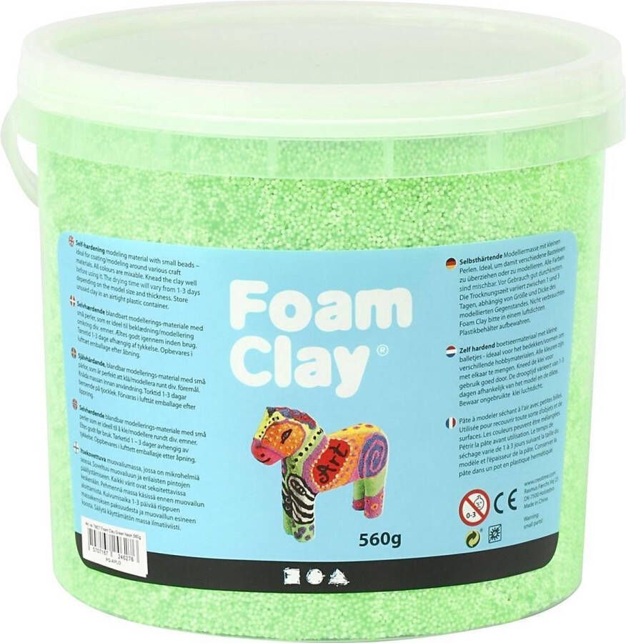 Foam Clay Klei 560 gr Neon Groen