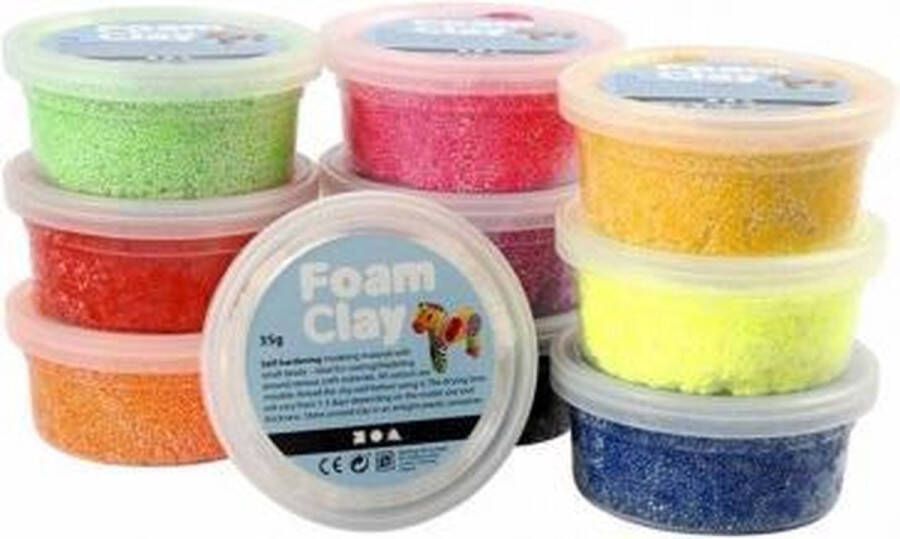 Foam Clay kleiset Basic 10 x 35 gram 10-delig (78930)