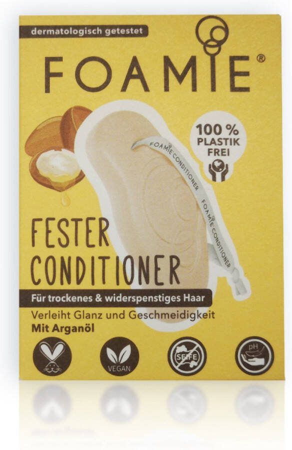 Foamie Argan Conditioner Bar 80 gram voor droog en beschadigd haar