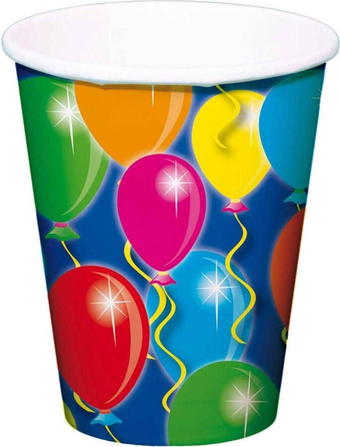Folat Party Products Beker balloons 8 stuks