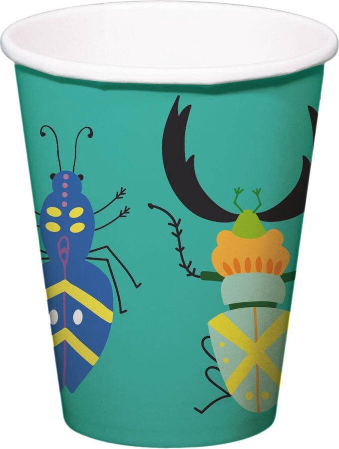 Folat Buzzing bugs bekers 10 stuks