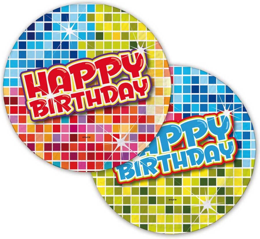 Folat Party Products Folat Happy Birthday borden 6 stuks