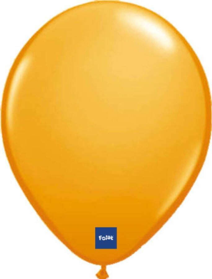 Folat ex ballonnen oranje 30 cm 100 stuks WK voetbal 2026 WK voetbal versiering Olympische spelen