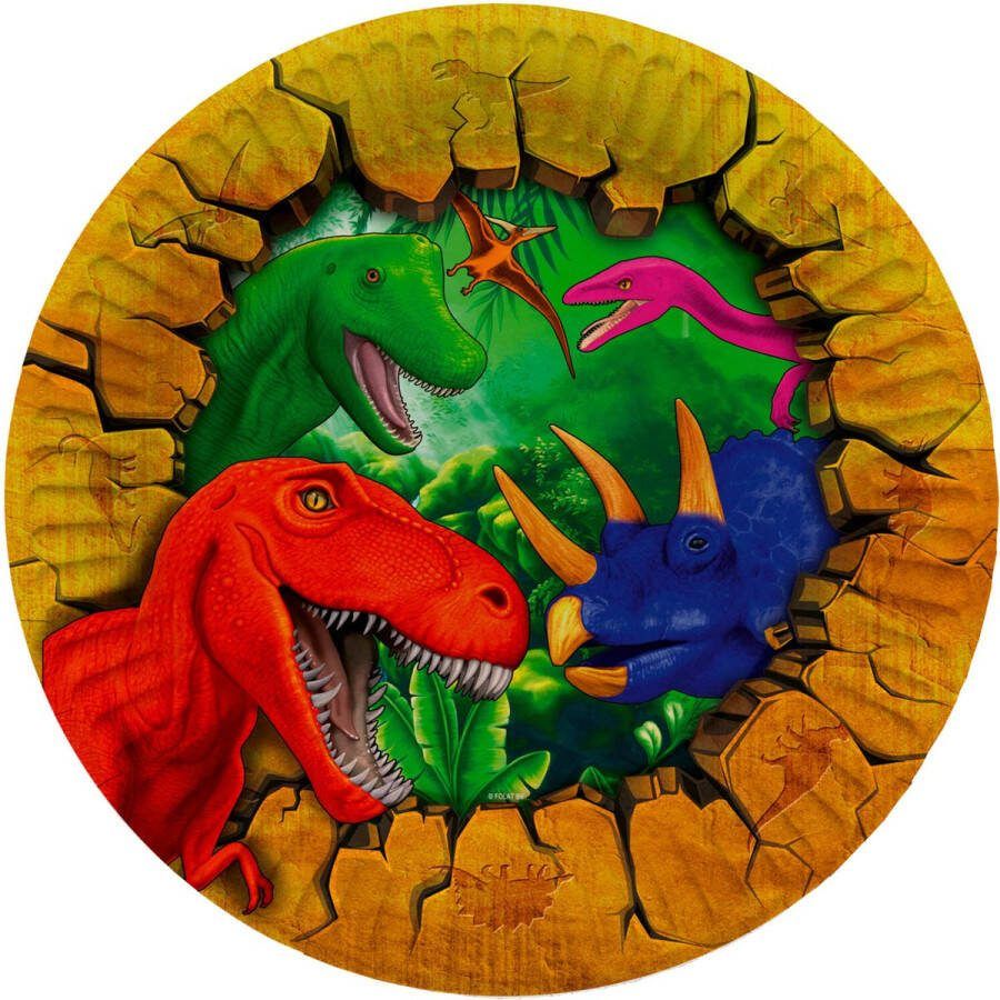 Folat Party Products Folat Borden Dinosaurus (8 stuks)