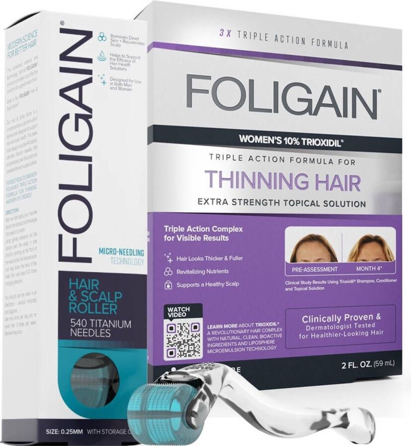 Foligain Dermaroller Set Vrouw