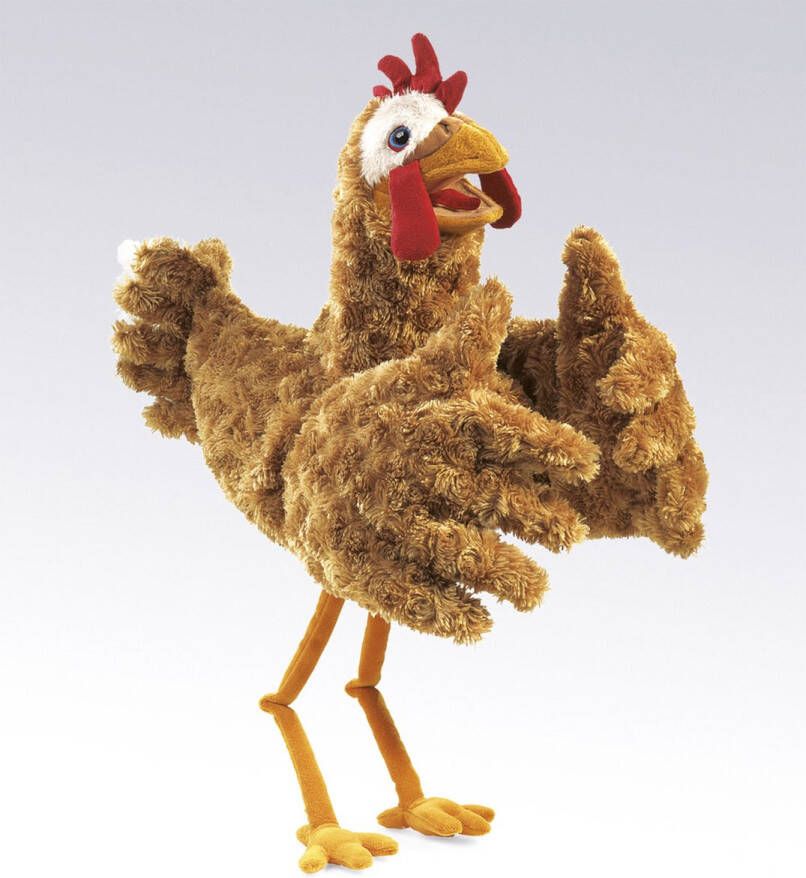 Folkmanis Handpop Kip Huhn Chicken