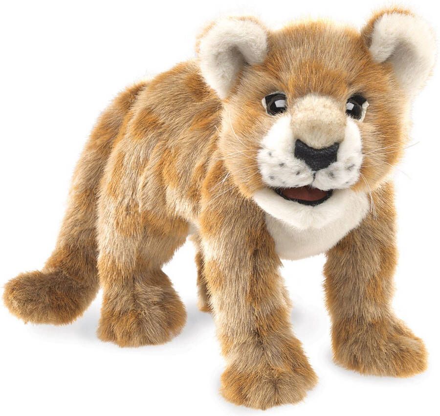Folkmanis Handpop Leeuwen welpje Löwenbaby African Lion Cub