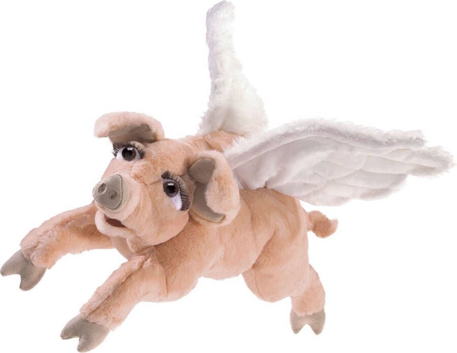 Folkmanis Handpop Varken met vleugels Schwein mit Flügeln Flying Pig