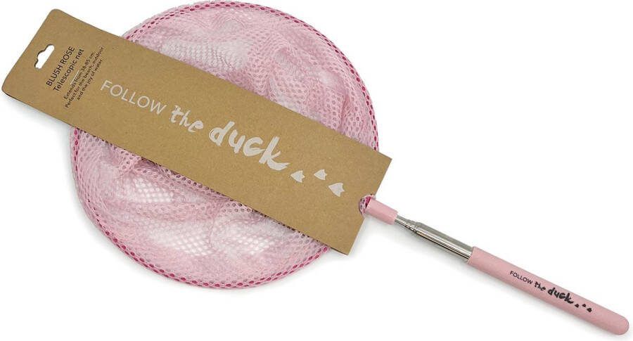 FOLLOW THE DUCK Telescopisch Net Blush Roze