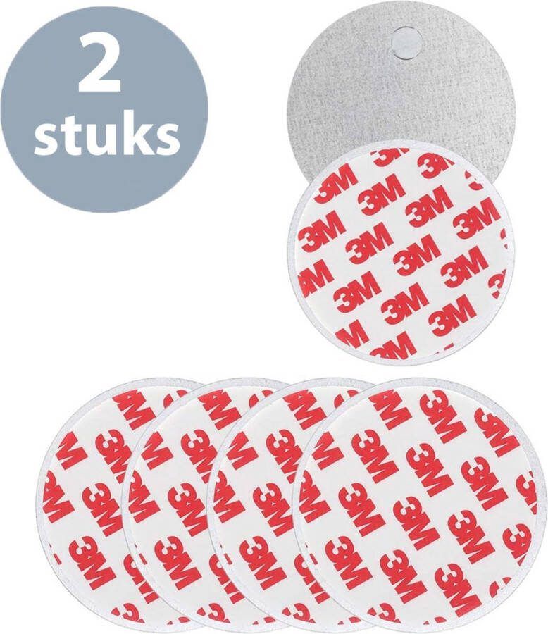 ForDig Rookmelder Magneetbevestiging (2 stuks) Magneet Rookmelder Bevestiging 70 mm Magnetische Montageset