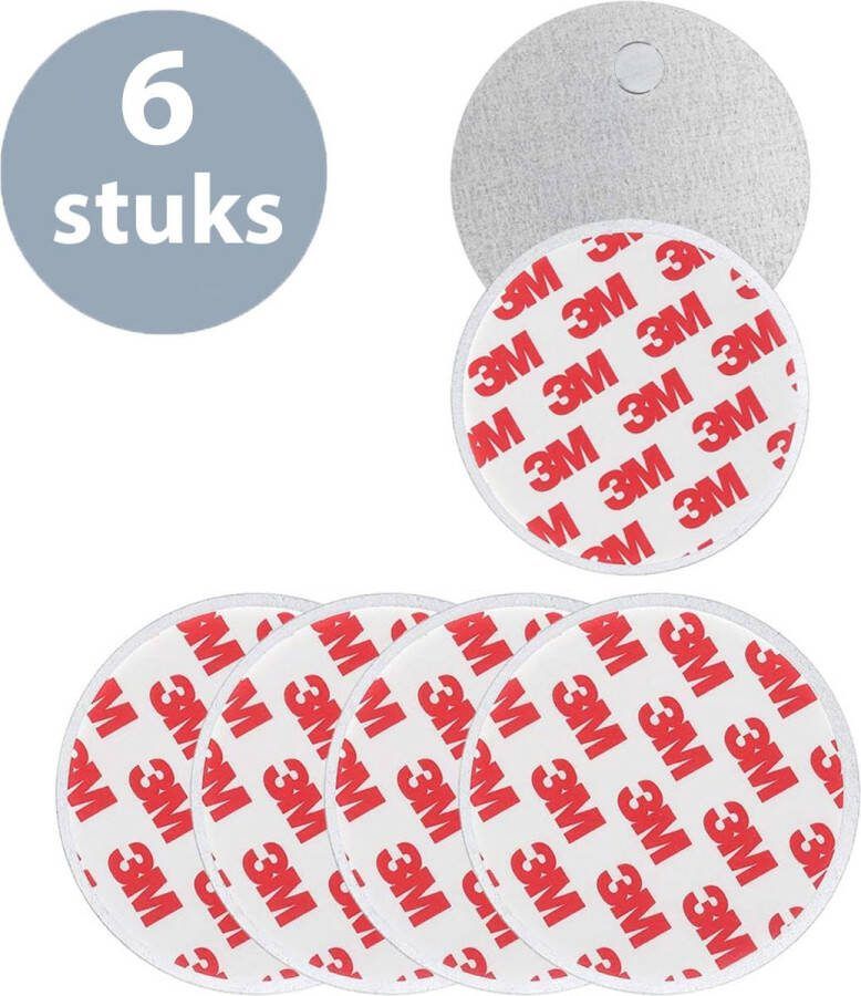 ForDig Rookmelder Magneetbevestiging (6 stuks) Magneet Rookmelder Bevestiging 70 mm Magnetische Montageset