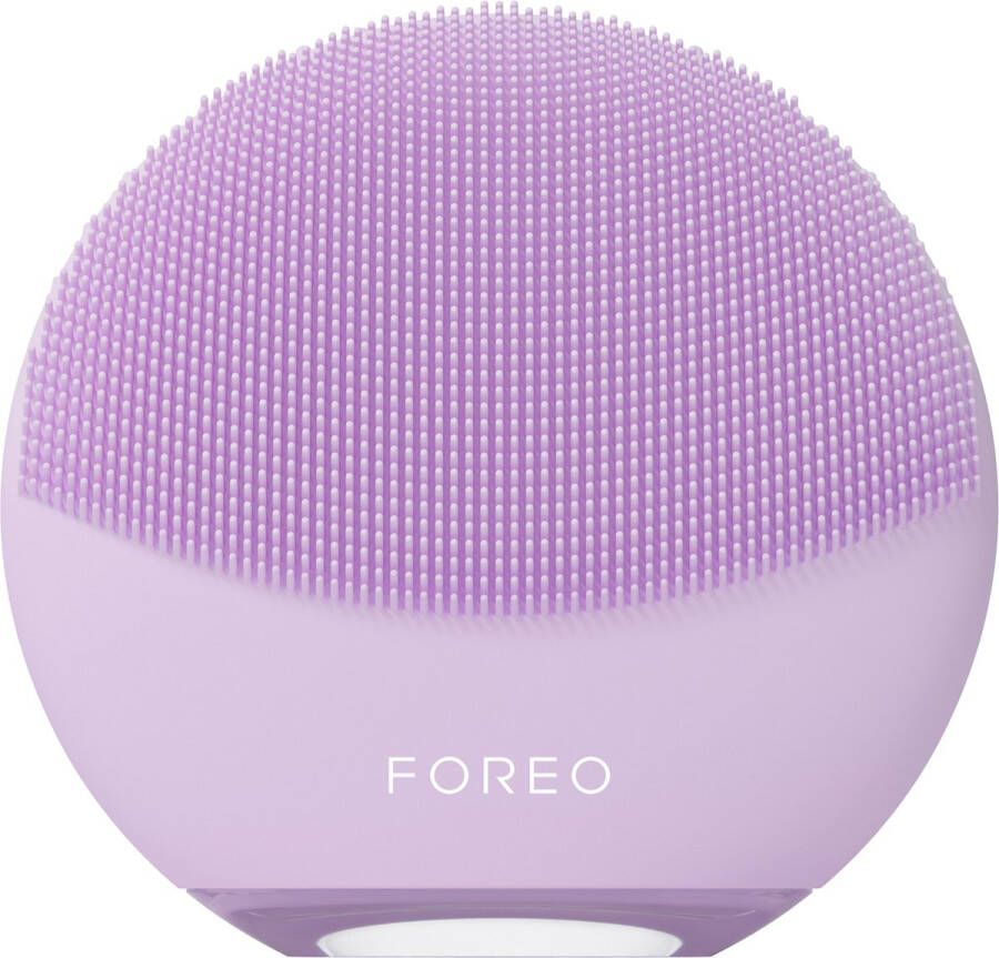 FOREO LUNA 4 mini smart 2-zone gezichtsreinigingsborstel voor alle huidtypen Lavender