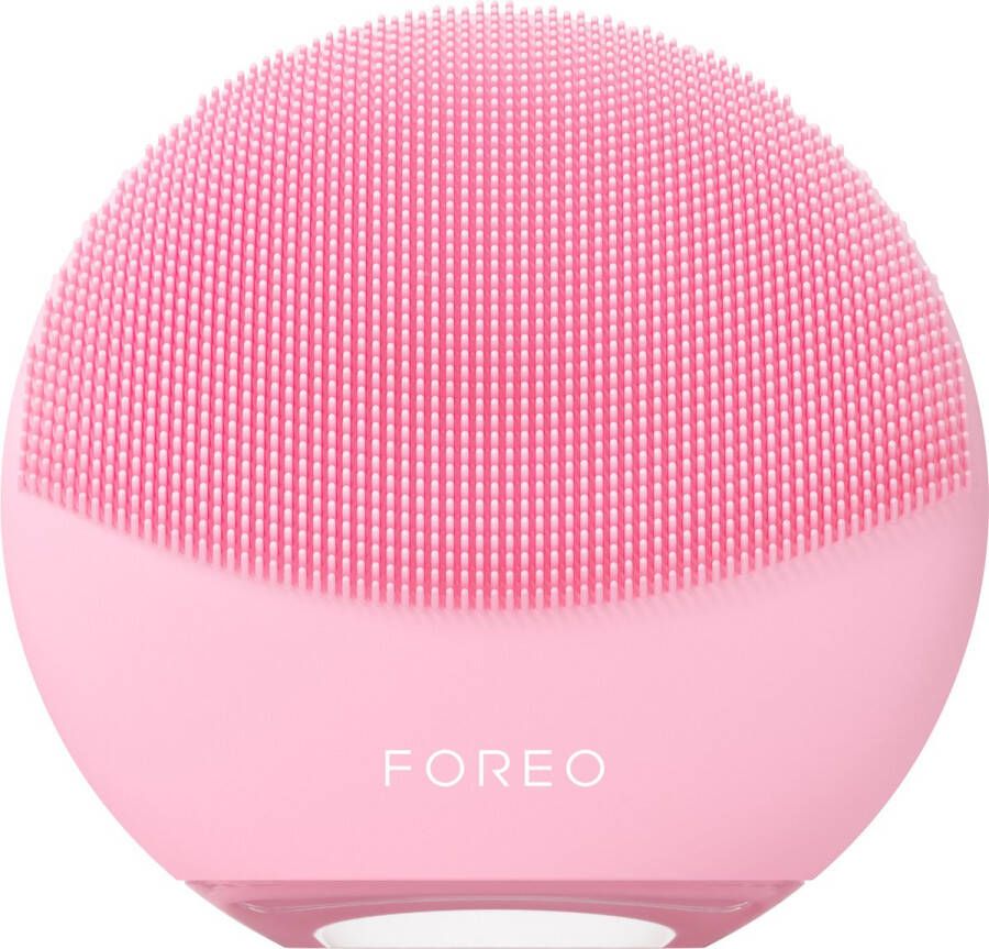 FOREO LUNA 4 mini smart 2-zone gezichtsreinigingsborstel voor alle huidtypen Pearl Pink