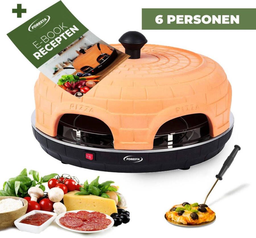 Foresta Pizzaoven 6 personen Met mini pizza oven recepten Pizzasteen