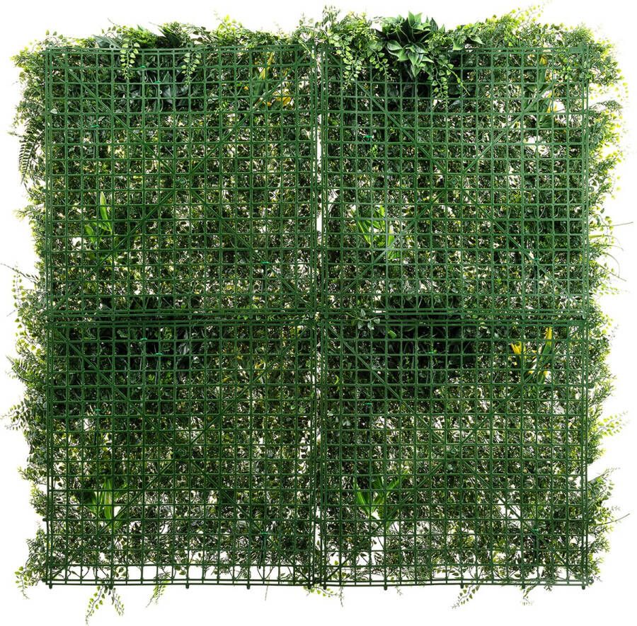 Foretti kunsthaag Evergreen 100 x 100 cm Voor binnen- en buitengebruik