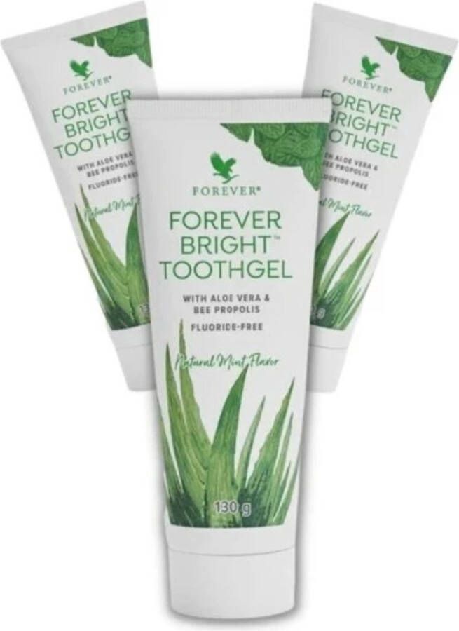 Forever Living Products Forever Bright Aloë Vera Tandpasta 3 Stuks -130 ml