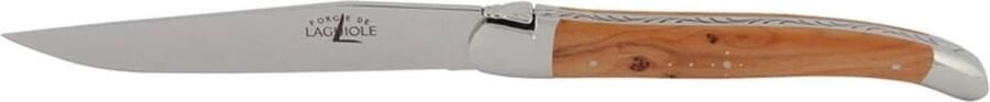 Forge de Laquiole Laguiole steakmes genévrier brillant set van 2